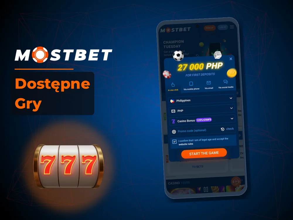 Mostbet - Dostępne Gry