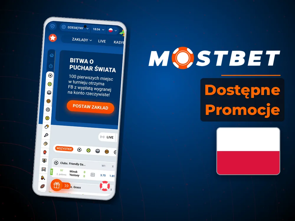 Mostbet - Dostępne Promocje