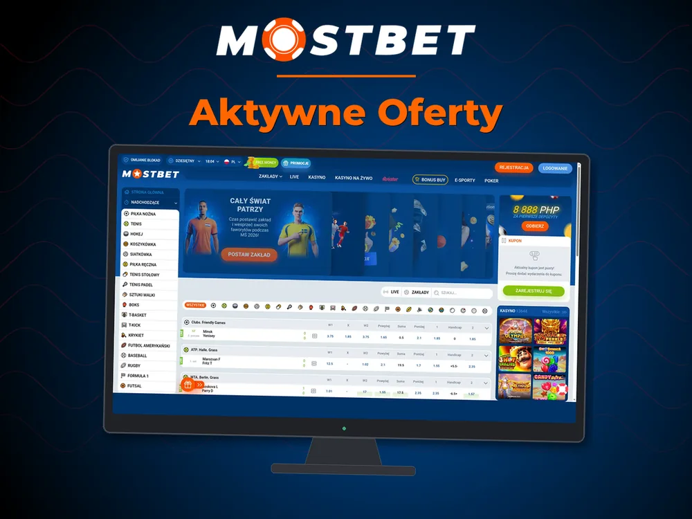 Mostbet - Aktywne Oferty