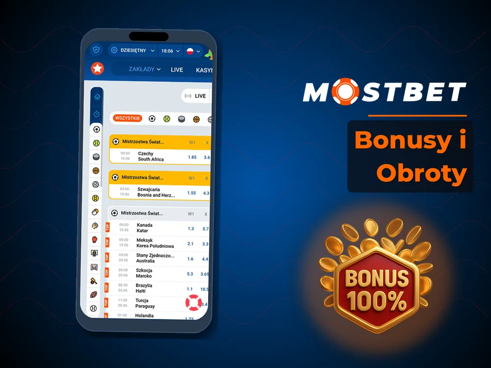 Mostbet - Bonusy i Obroty