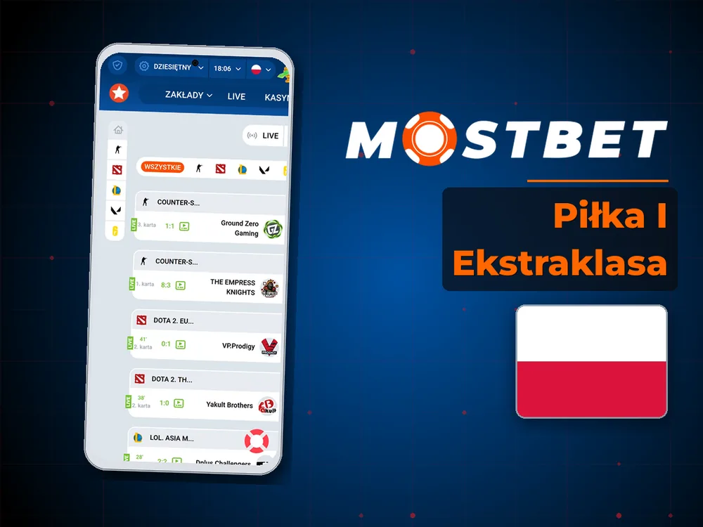 Mostbet - Piłka I Ekstraklasa