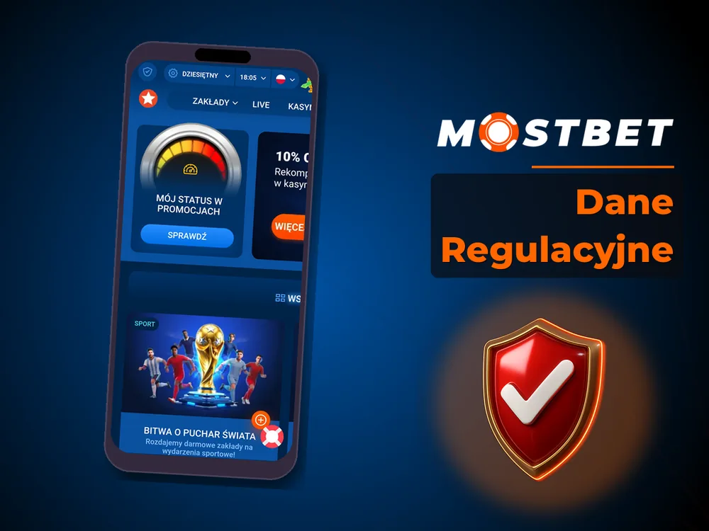 Mostbet - Dane Regulacyjne