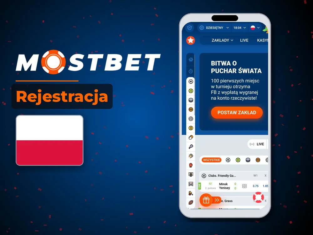 Mostbet - Rejestracja