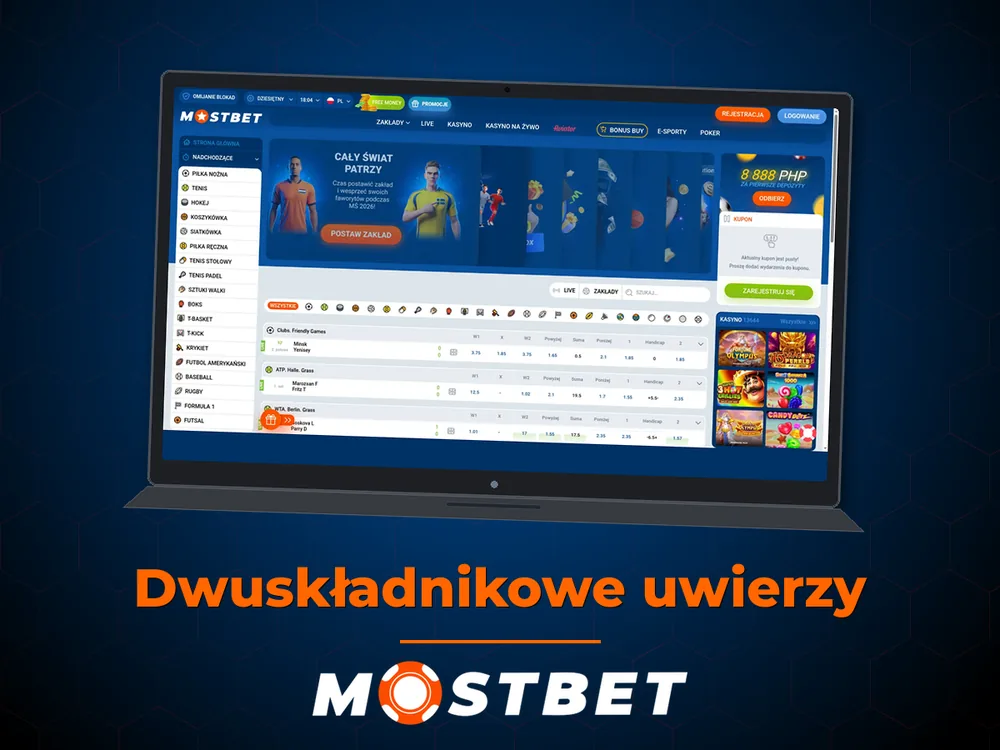 Mostbet - Dwuskładnikowe uwierzy