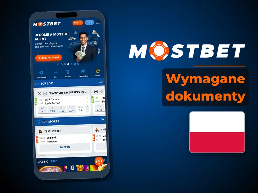 Mostbet - Wymagane dokumenty