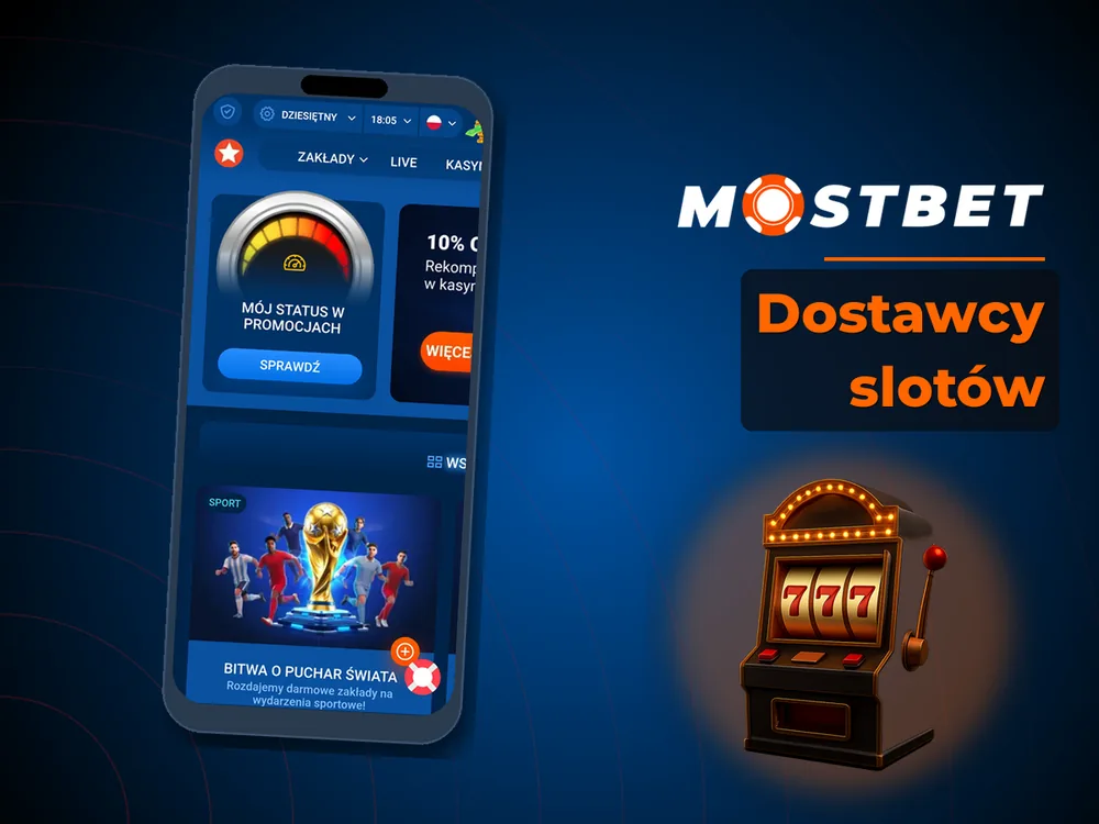 Mostbet - Dostawcy slotów